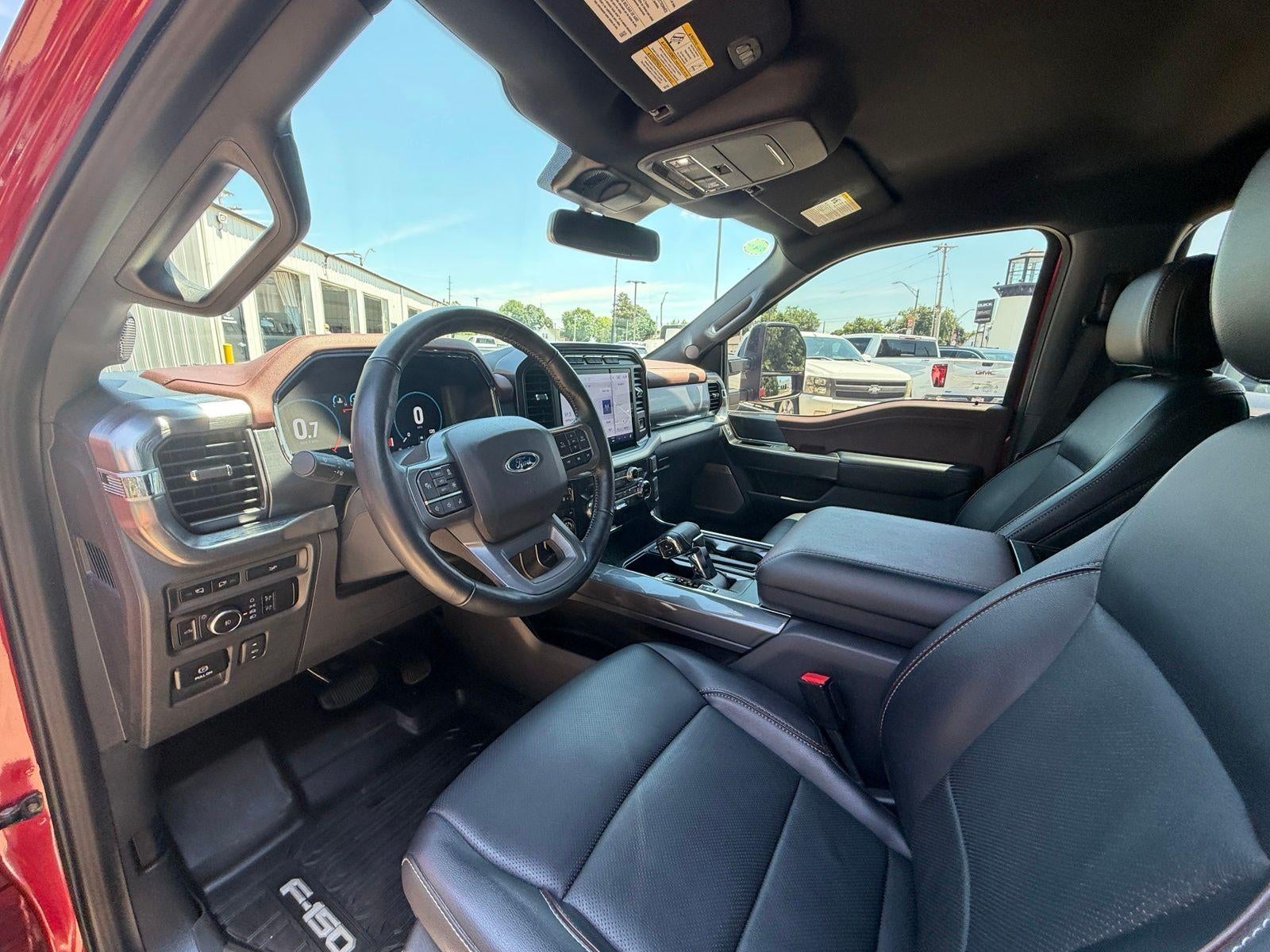 2023 Ford F-150 — interior view