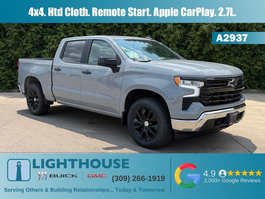 2024 Chevrolet Silverado 1500 LT in Slate Gray Metallic — front three-quarter view