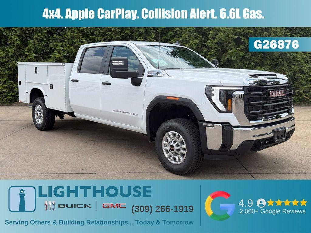 2026 GMC Sierra 2500 HD Pro in Summit White — front three-quarter view