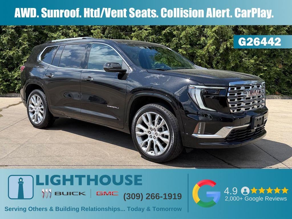 2026 GMC Acadia AWD Denali in Ebony Twilight Metallic — front three-quarter view