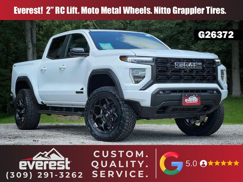 2026 GMC Canyon 4WD Elevation in Summit White — front three-quarter view