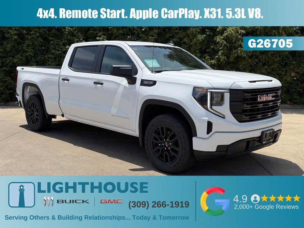 2026 GMC Sierra 1500 Pro in Summit White — front three-quarter view