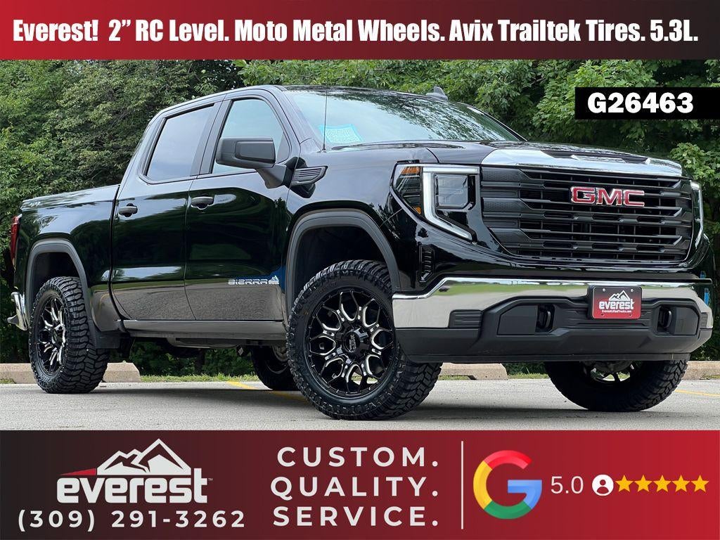 2026 GMC Sierra 1500 Pro in Onyx Black — front three-quarter view
