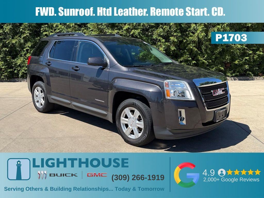 2015 GMC Terrain SLT-1 in Iridium Metallic — front three-quarter view