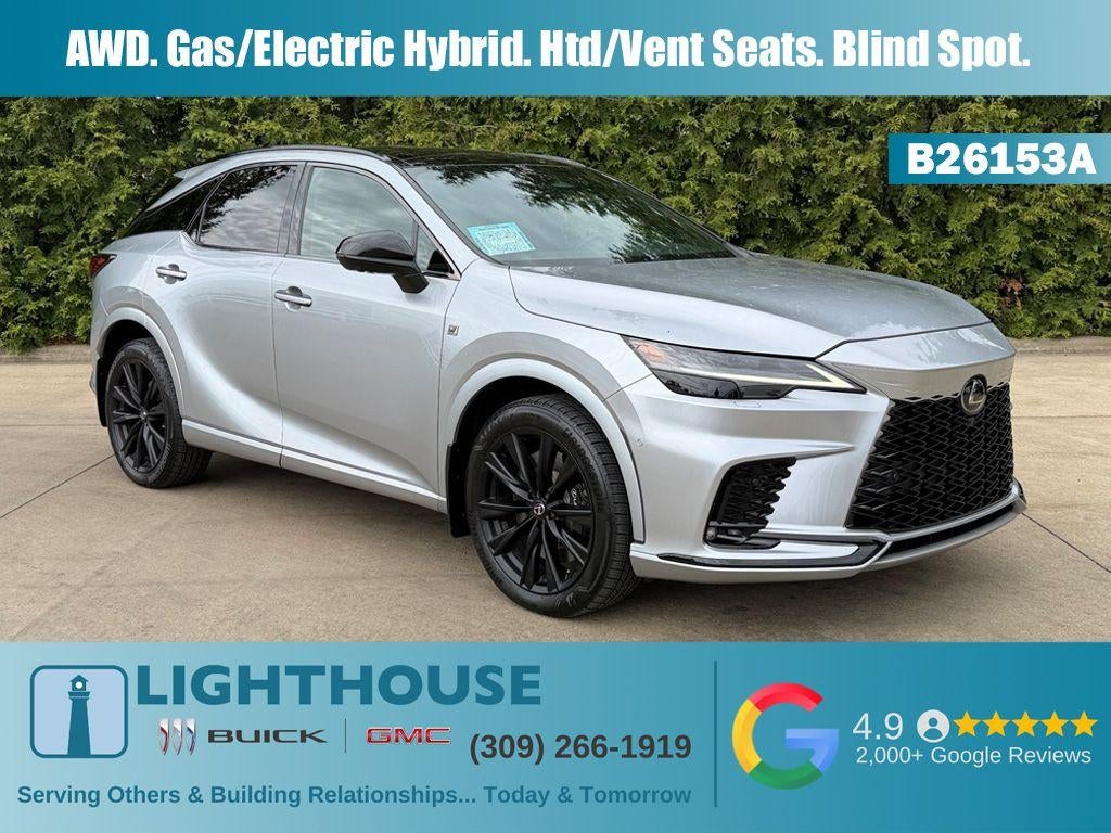 2024 Lexus RX 500h F SPORT Performance in Gray — front three-quarter view
