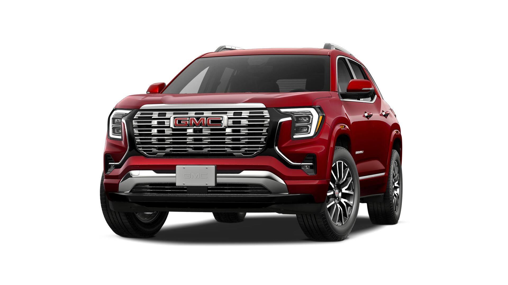 2027 GMC Terrain AWD Denali in Volcanic Red Tintcoat — front three-quarter view