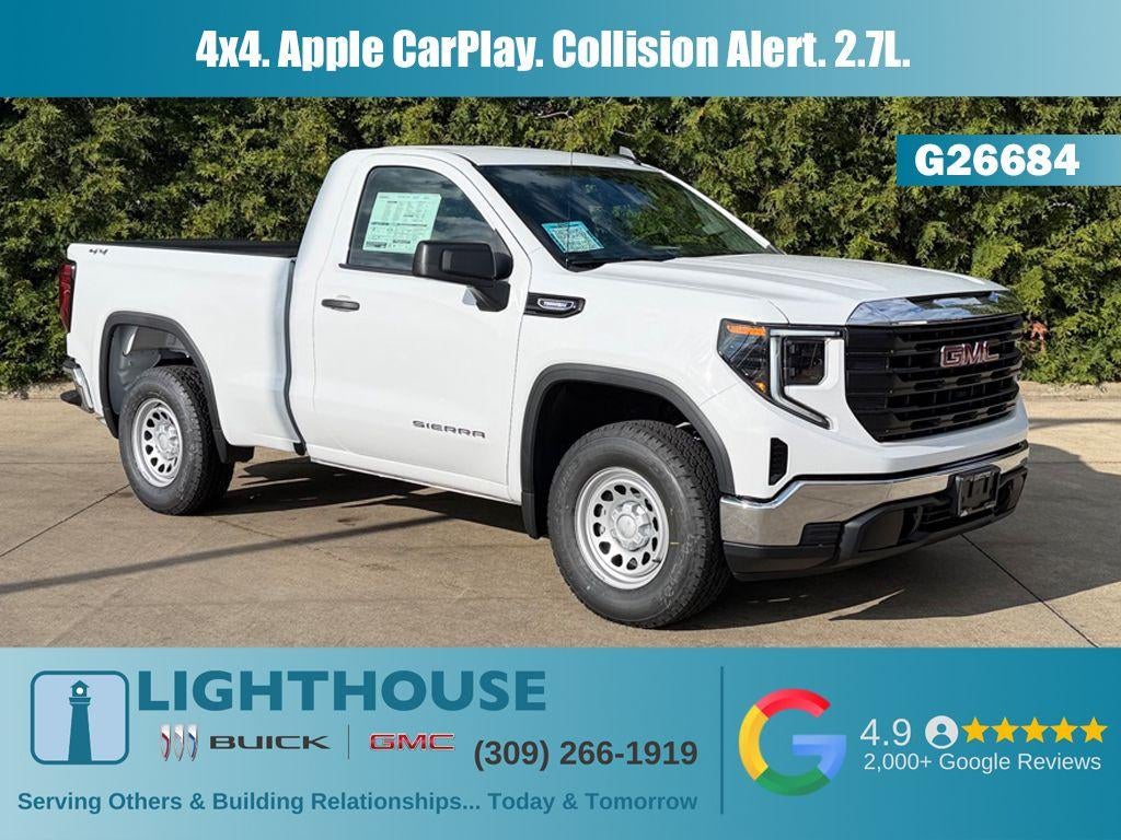 2026 GMC Sierra 1500 Pro in Summit White — front three-quarter view