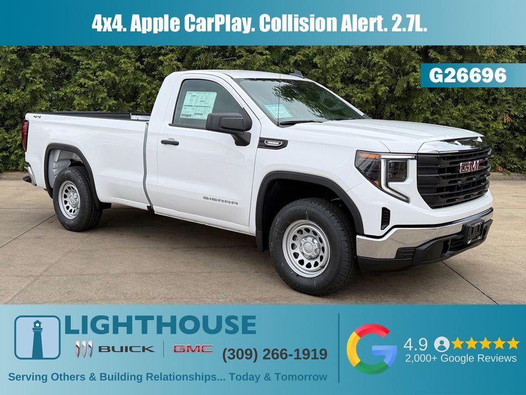 2026 GMC Sierra 1500 Pro in Summit White — front three-quarter view