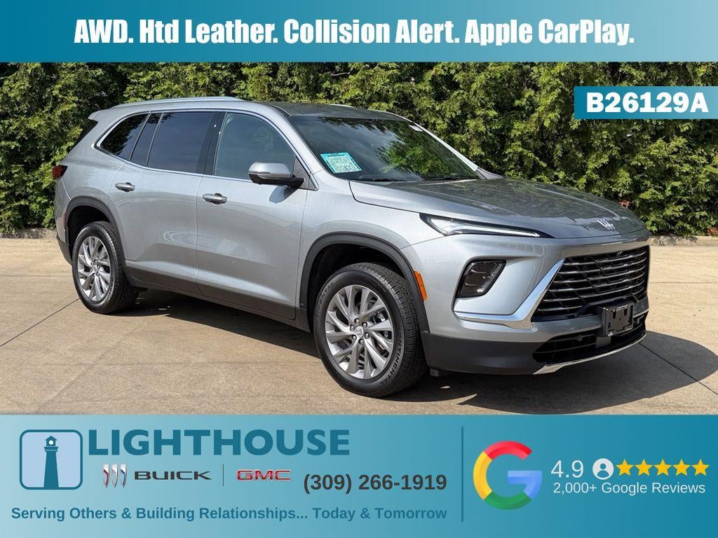 2026 Buick Enclave Preferred in Moonstone Gray Metallic — front three-quarter view