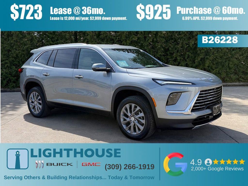 2026 Buick Enclave Preferred in Moonstone Gray Metallic — front three-quarter view