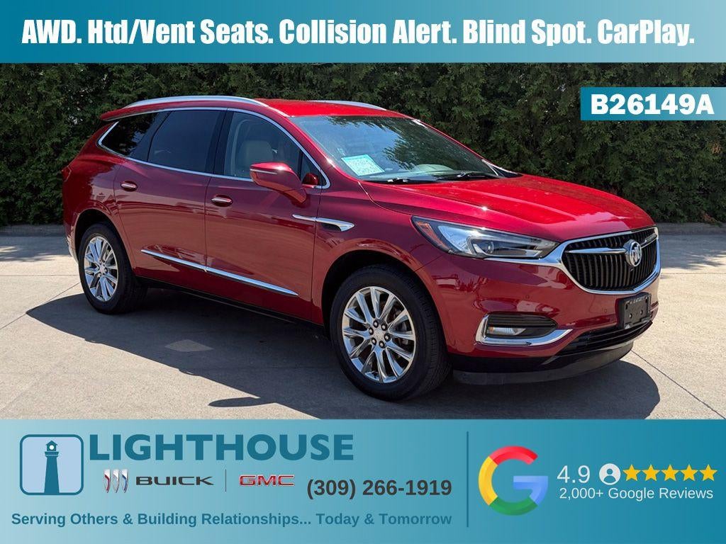 2020 Buick Enclave Premium Group in Includes Pitch Dark Night Lower Exterior Accent Color.) — front three-quarter view