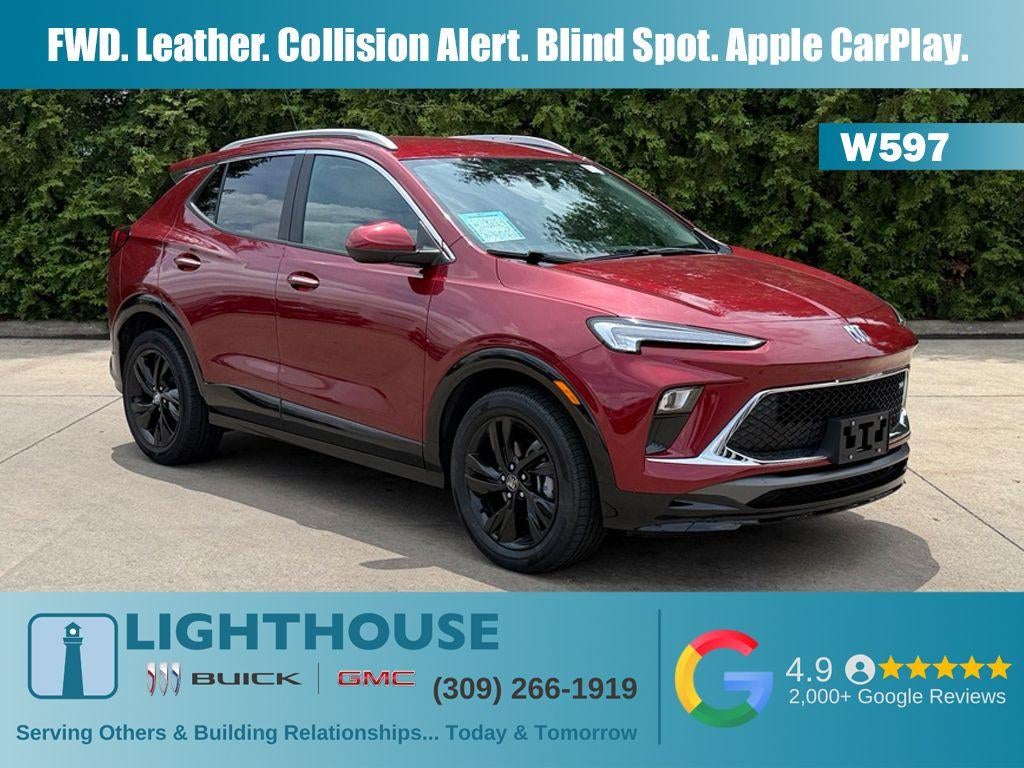 2024 Buick Encore GX Sport Touring in Cinnabar Metallic — front three-quarter view