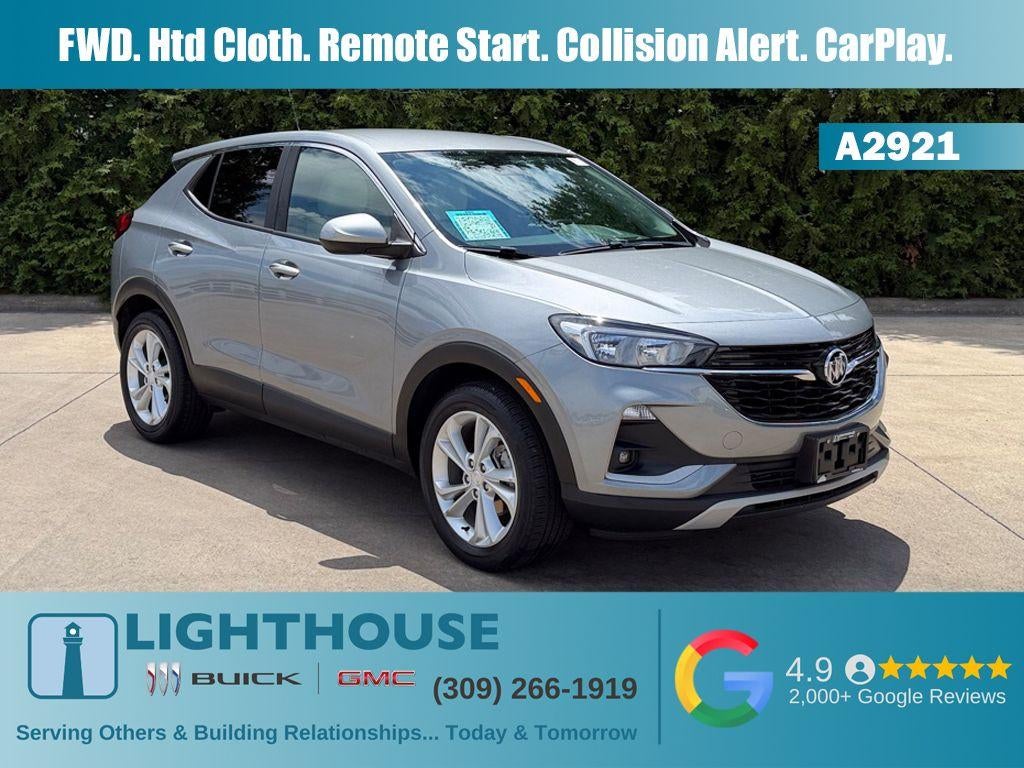 2023 Buick Encore GX Preferred in Moonstone Gray Metallic — front three-quarter view